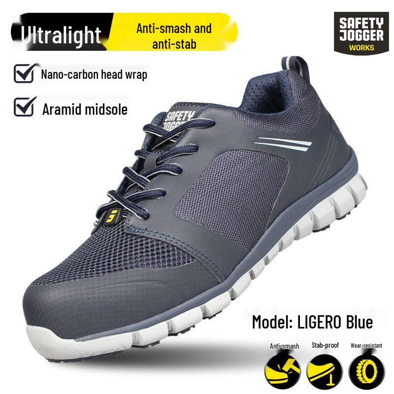 Men's Protective Shoes: Anti-smash, Anti-puncture, Breathable Mesh, Anti-static, Anti-slip, Year-round Use