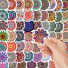 60pcs Cartoon Mandala Graffiti Art Stickers for Notebook, Luggage, DIY Decoration - PVC Set