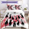 3pcs Custom Name Byakuya Kuchiki Bedding Set Duvet Cover Closure Includes 1 Duvet Cover & 2 Pillowcases for All Seasons Bedroom Decor