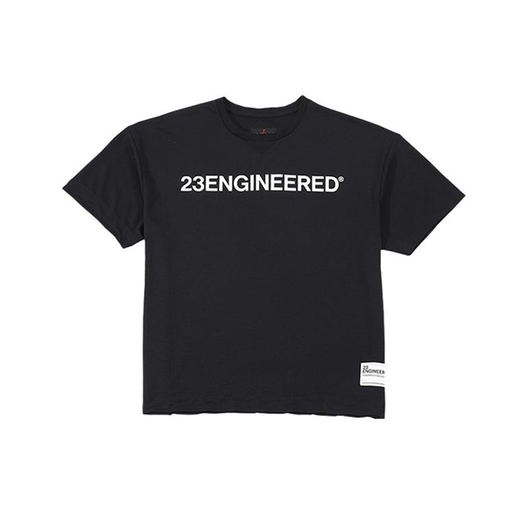 Men s Air Jordan 23 Engineered Sports Round Neck Short Sleeve Black T-Shirt AT9788-010 XS