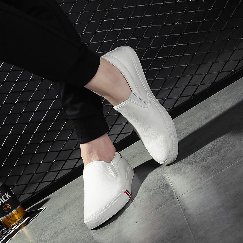 35-47 Unisex módní plátěná obuv Protiskluzová prodyšná obuv pro volný čas Pánské boty velké velikosti