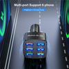 6 Ports USB Car Charge 75W Quick 15A Mini Fast Charging For Mobile Phone Charger Adapter In Car