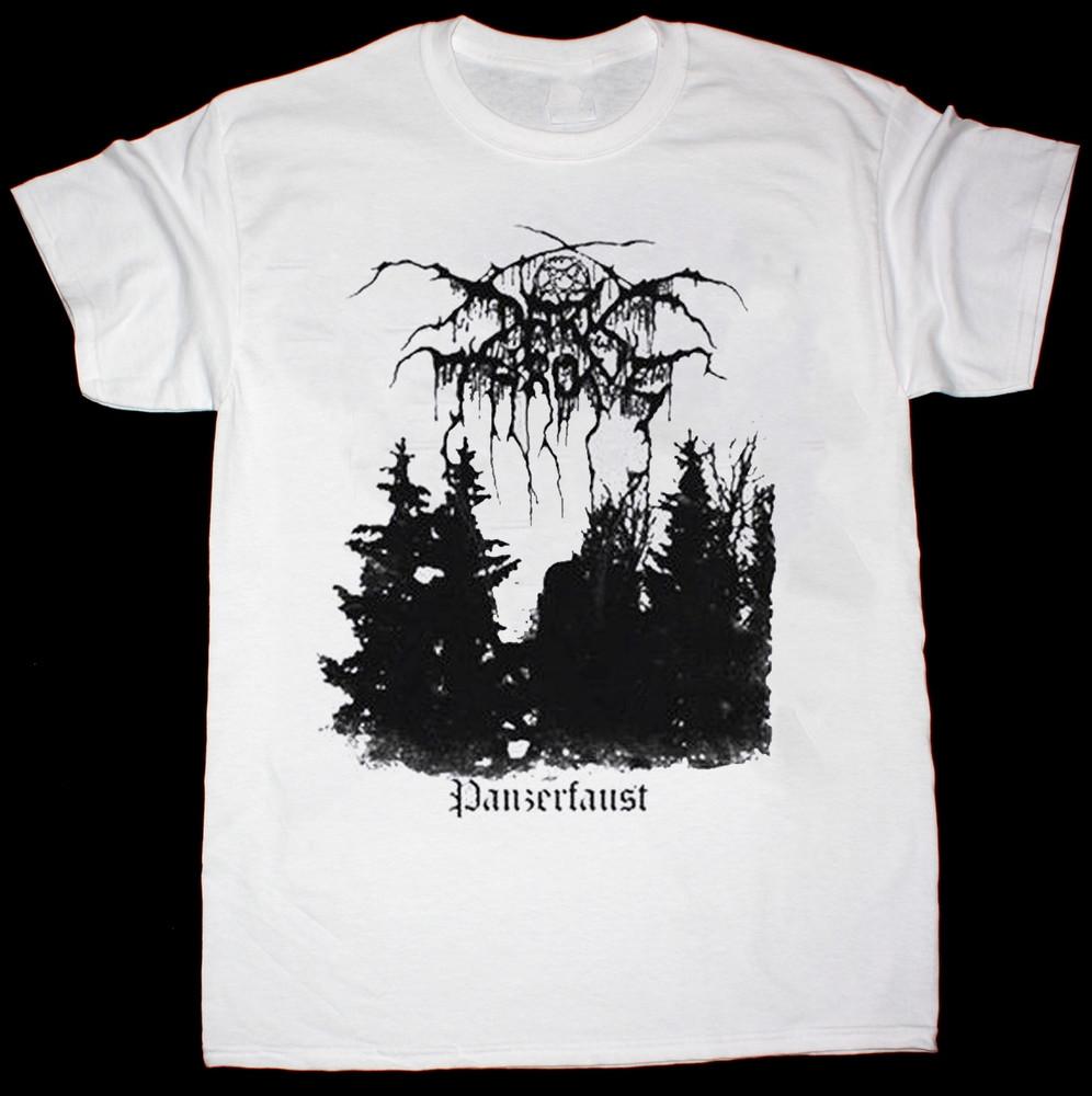 Редкая футболка Darkthrone, хлопковая, с коротким рукавом, базовая, белая, все размеры, унисекс S