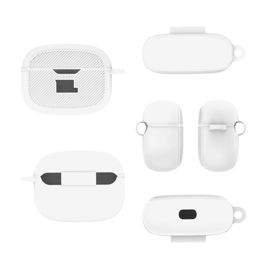 Pouzdro na sluchátka odolné proti nárazům se závěsným háčkem 360stupňový ochranný silikonový kryt sluchátek pro JBLVibe Beam