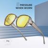 Oversized designed to be worn over polarized UV TR90 slimming for stylish [Cyxus] Sunglasses, eyeglasses, lenses, protection, ultra-lightweight,