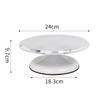 10Inch Pastry Turntable Cake Stand Aluminum Alloy Professional Pastry Rotating Tray and Pastry Accessories Decoration Tool