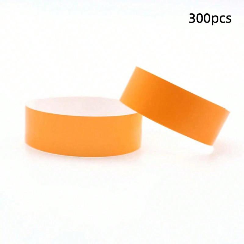 100/300/500Pcs Paper Wristbands Waterproof Party Synthetic Paper Wrist Playground Multipurpose Bracelets Id Wrist Bands