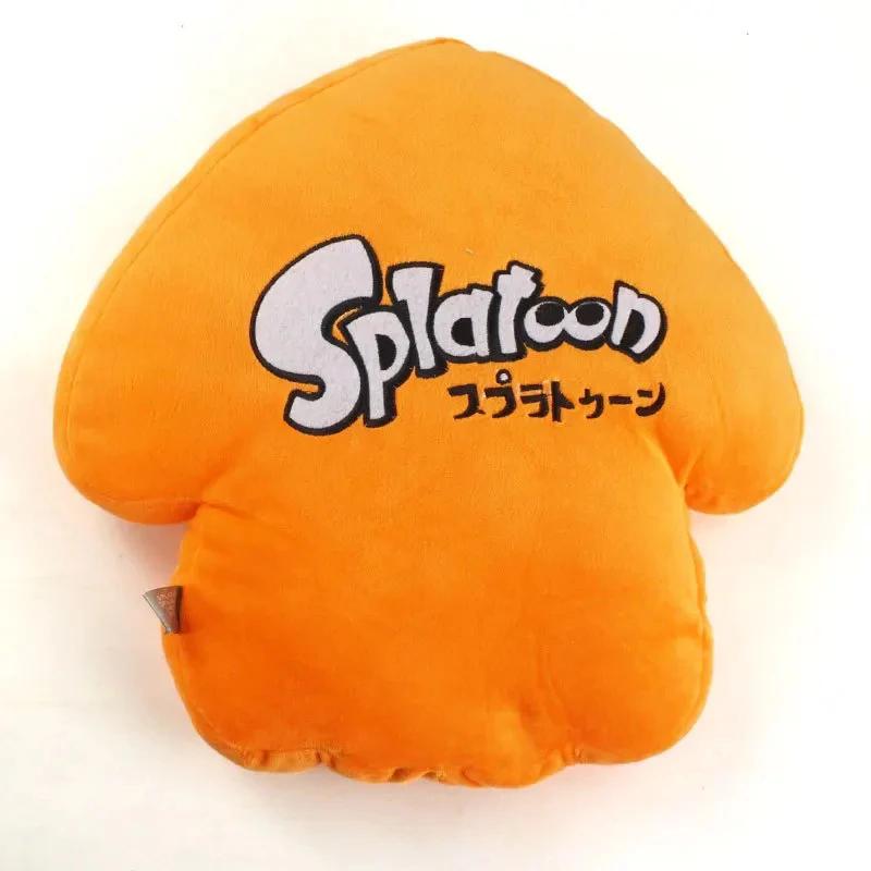 33cm Oranžová Zelená Splatoon Inkling Anime Kawaii Zvíře Polštář Polštář Plyš Peluche Měkká Vycpaná Kreslená Hračka Panenka Dětský Dárek