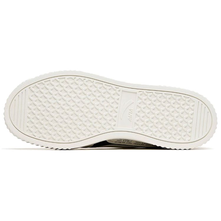 Anta Thick Sole Trendy Casual Low Top Skate Shoes Men Sneakers White Black 112028026R-1