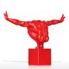 Diver TOOARTS Fiberglass Sculpture Home Decoration Black Diving Sculpture