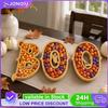 Halloween BOO Letter Shaped Wooden Charcuterie Board 3 PCS Serving Tray Party Table Decor