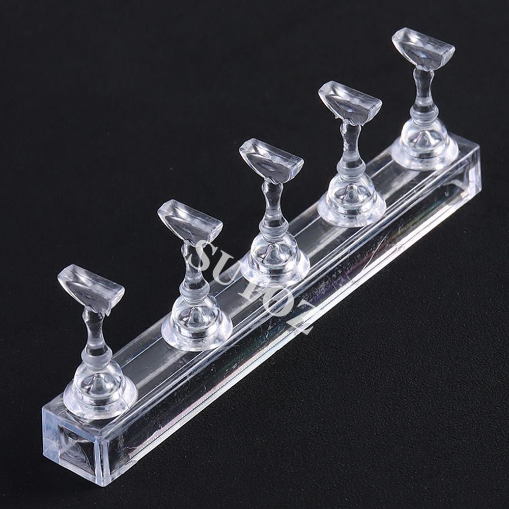 Nail Art Practice Tray with Strong Magnet and Wearable Crystal Pieces