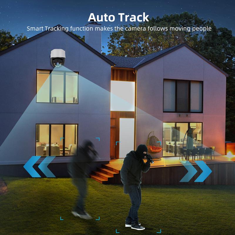 Acarte 4MP PoE PTZ Camera CCTV Kit