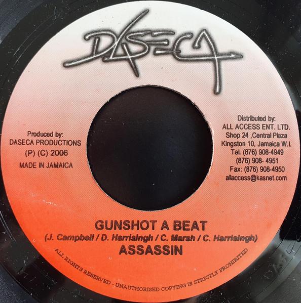 

7inch Record ASSASSIN / MITCH - Gunshot A Beat / Quiet Hero NONE Daseca 2006 Jamaica Reggae, Ska & Dub Used