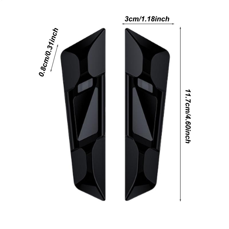 2pcs Car Door Edge Guards Rubber Bumper Anti-Collision Strip Anti-Static Protector Strip Corner Adhesive Car Accessories