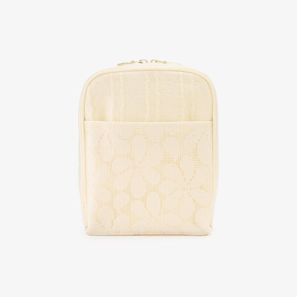 Afternoon Tea Living Portemonnee JM10, Mini Spa Tas met Kant, Wit