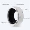 White EF-EOS R Lens Mount Adapter for Canon EF/EF-S Lens Compatible with EOS R Cameras, Auto-Focus Lens Converter Control Ring