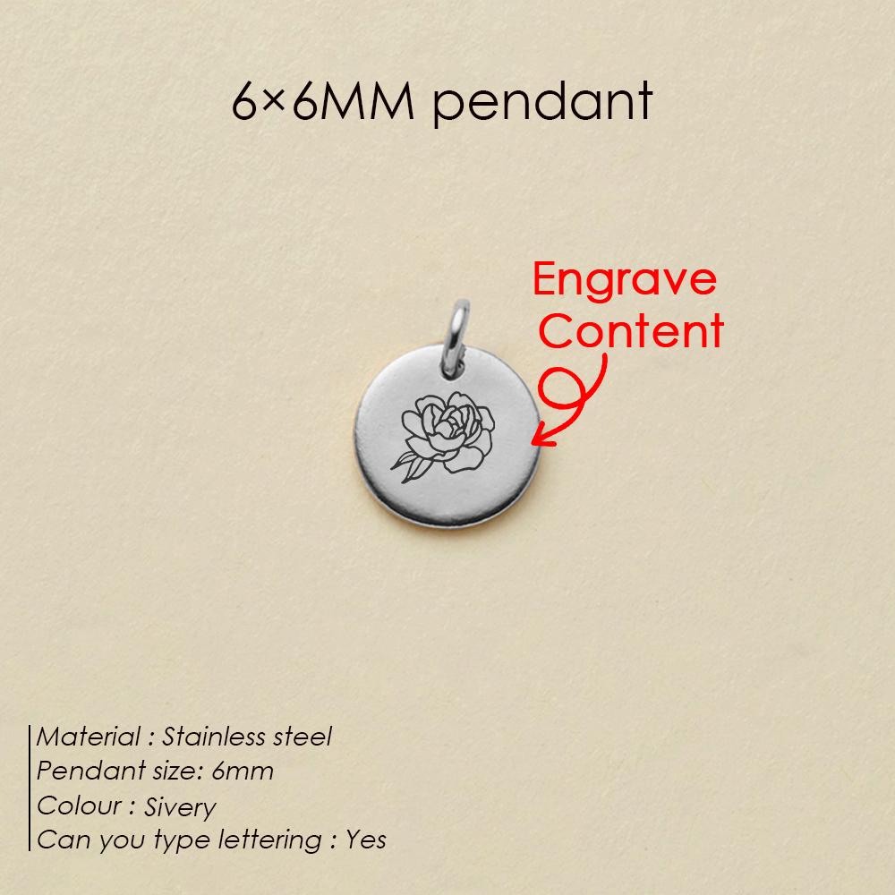Stainless Steel Bulk Items Jewelry Findings Gold Necklace Personalized Custom Charms Pendant Making Supplies Designer Charms