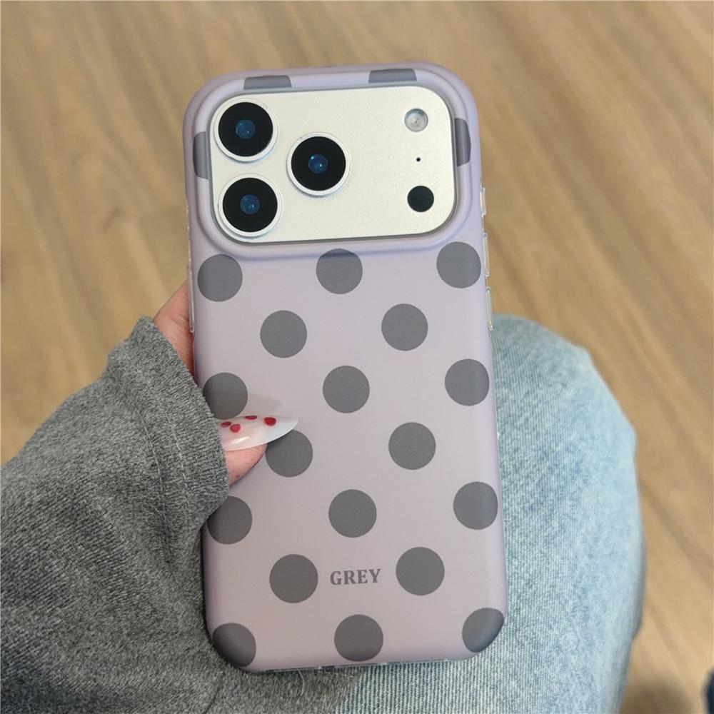 

Polka Dot Case for iPhone 13/14/15/16/17 Pro/ProMax - High-End, Simple Design 15
