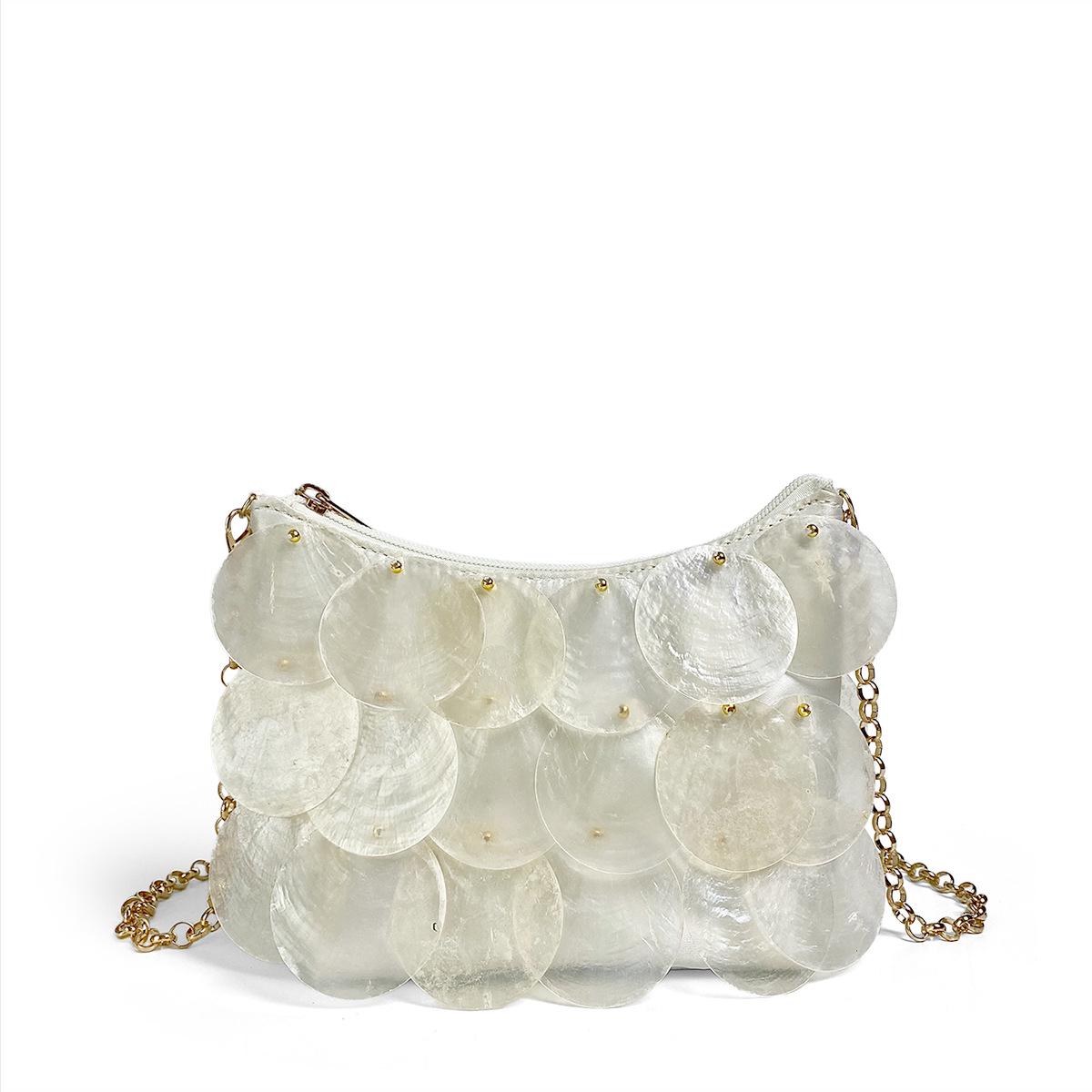 

Сумка-ракушка ручной работы Fresh Fairy Sequin Chain 2024 года