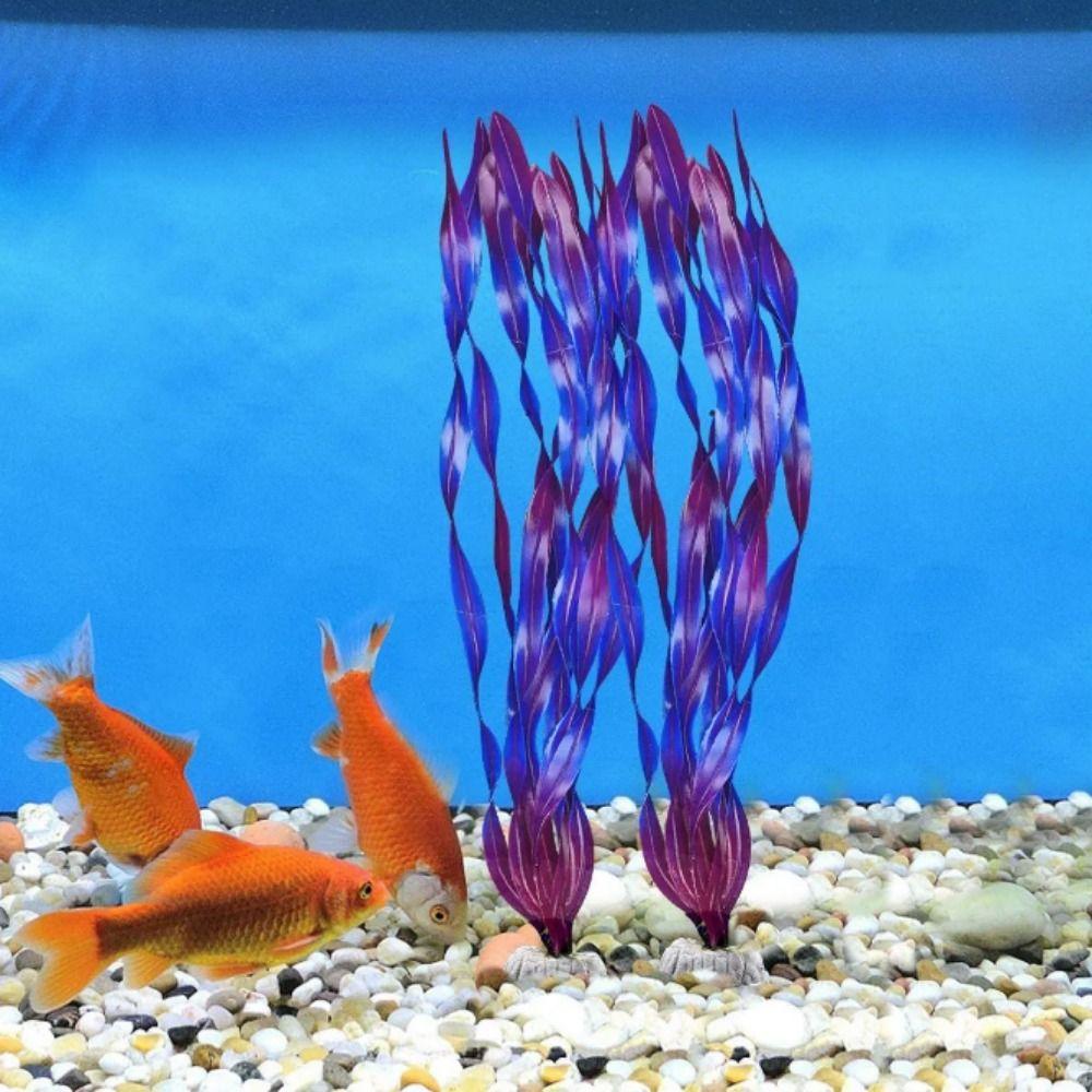 Plastic Artificial Water Plant Lifelike Water Weeds Ornament Aquatic Grass Aquarium