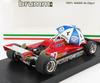 BRUMM Ferrari F1 126C2 Gilles Villeneuve Umbrella 1982 Brazilian GP BRUMM FERRARI GILLES VILLENEUVE 1/43 Figure/with [item]