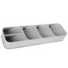Spoons Knives Forks Storage Box Kitchen Drawer Tableware Cutlery Organizer AccessoryGray