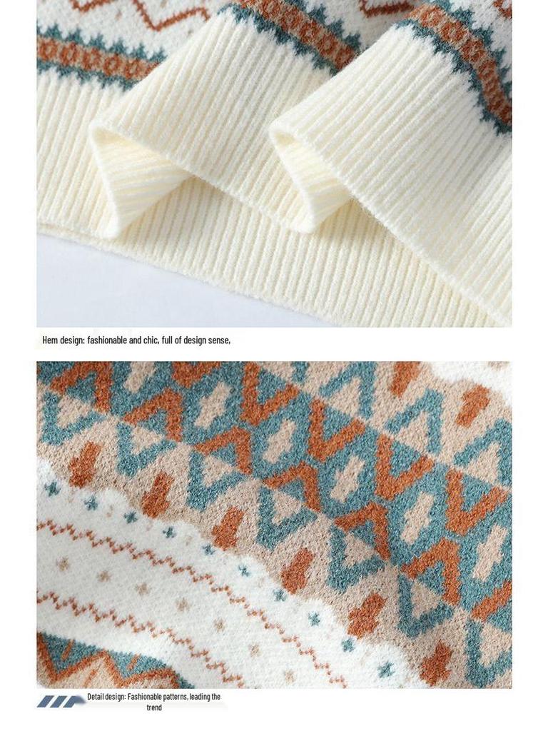 Pánský vintage úpletový rolák – Teplý a trendy na podzim/zimu