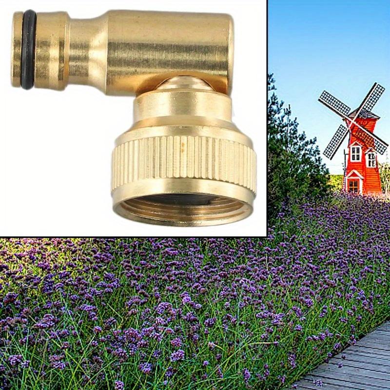 1PC Hose Reel Swivel Elbow Quick Connector for Hoselock Plug 3/4in Outdoor Garden Hose Faucet Adapter