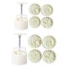 Mooncake Stamps Cartoon Flower Shape DIY Baking Moulds for Mid-Autumn Festival