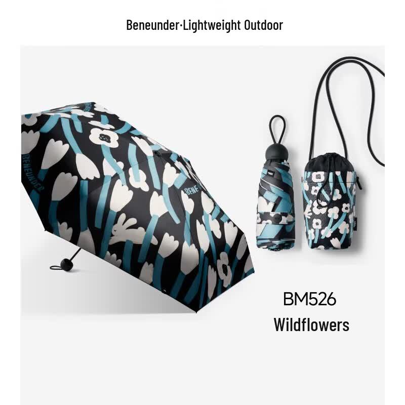 

Beneunder 5-Fold Wild Flower UV Protection Umbrella