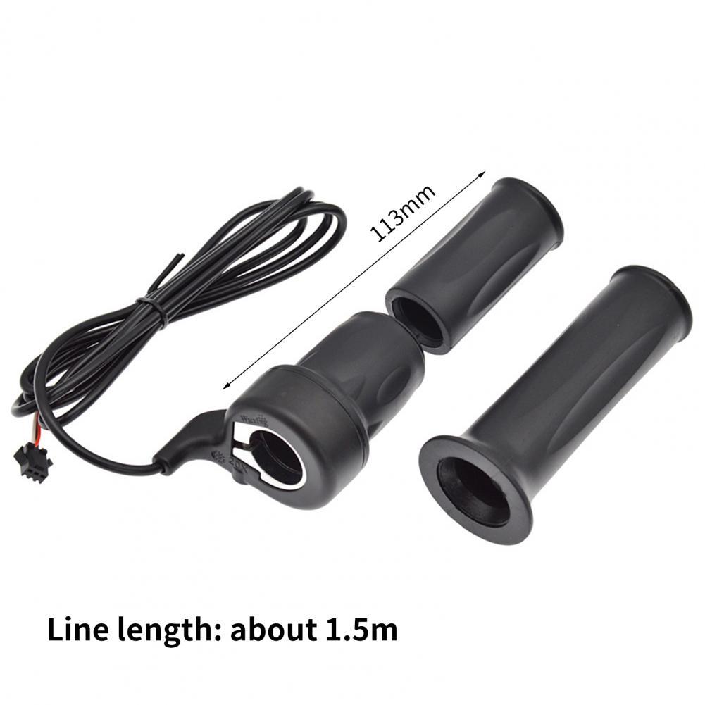 Electric Bike Speed Control Handlebar Universal Split Type Anti Slip Rubber Handle Cycling Handlebar