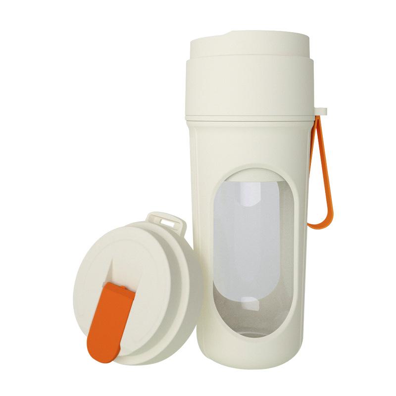New Portable Rechargeable Mini Juicer Cup - USB Blender & Multifunctional Juice Extractor for Home, Office, Travel Orange