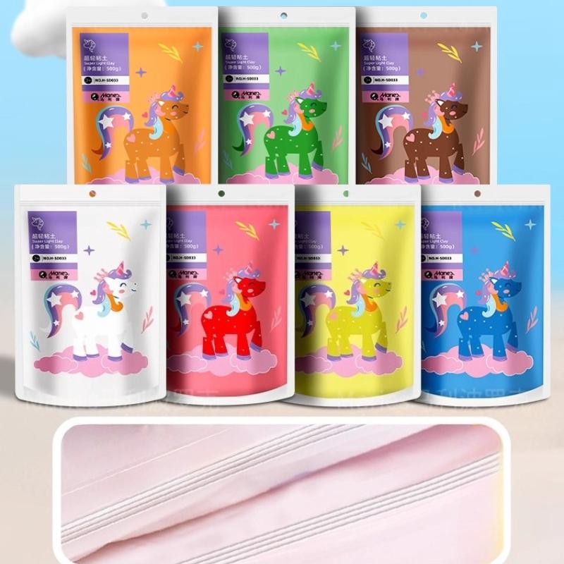 500g Ultra-light Clay Natural Air-drying Easy To Shape No Fading No Cracking for Children's Handmade DIY Models