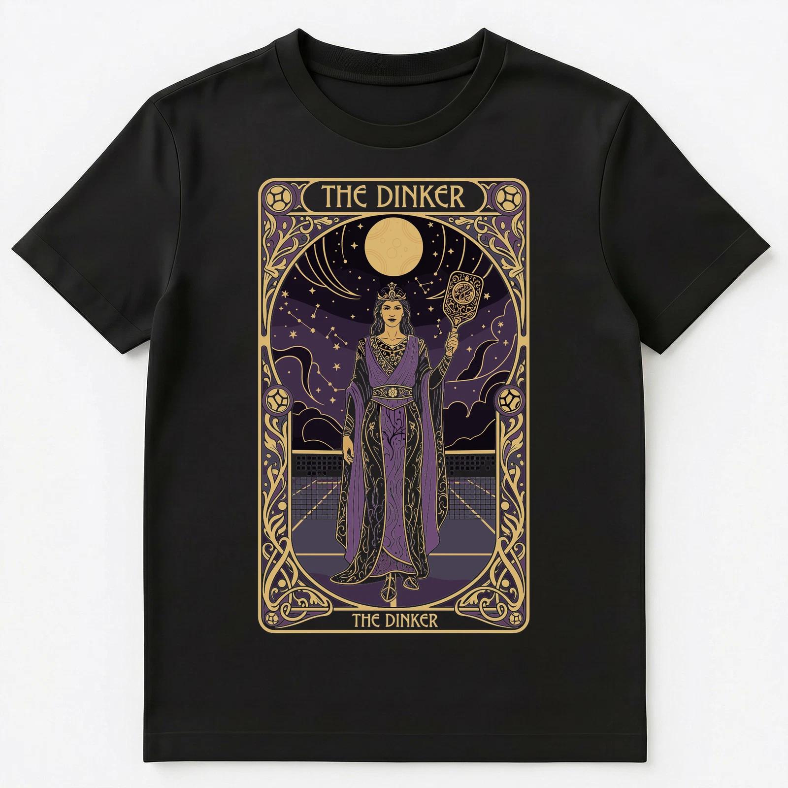 

Pickleball Dinker Tarot Card Queen Racquet Sports Unisex T-Shirt XL