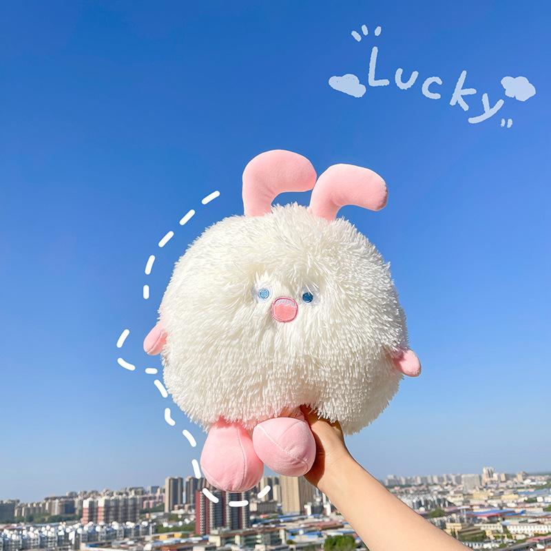 Long-haired Little Monster Plush Toy Ugly Cute Rag Doll Doll Children Sleeping Pillow Gift Exchange