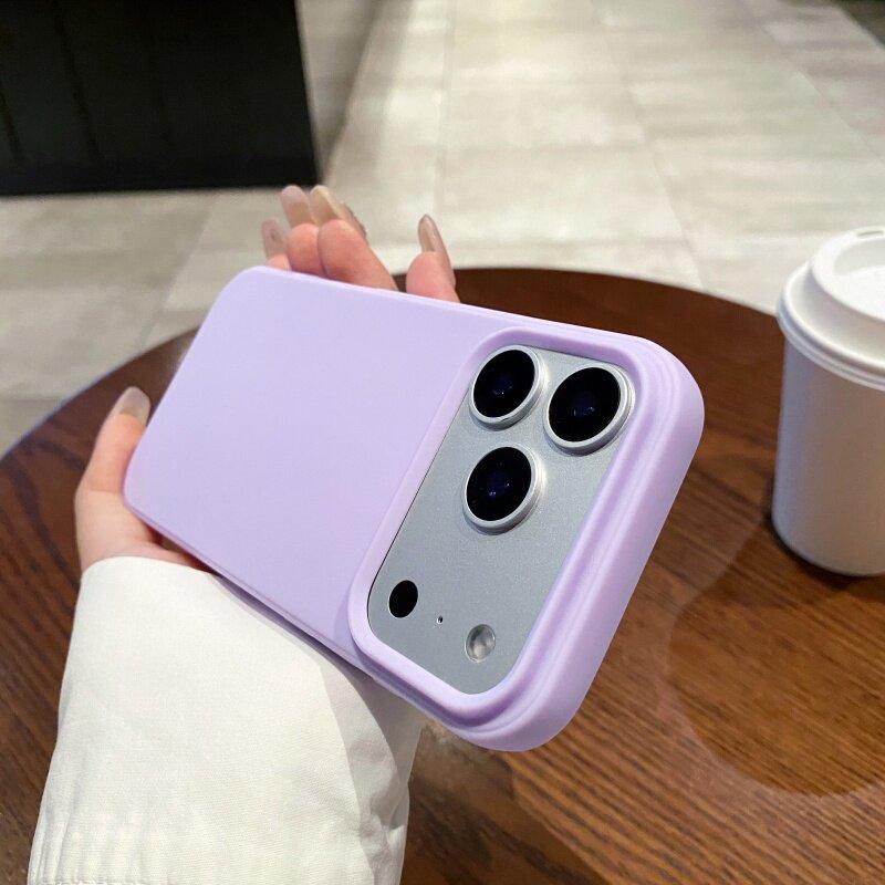 Multi-Color Orginal Liquid Silicone Anti-Drop Phone Case for IPhone 17 16 15 14 13 12 11 Pro Max Official Full Protection Cover