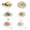 Comfortable Pet Straw Hat Cat Hat, Sun with Lace And Bow, Summer Soft Cute Protection for Cats Small Dogs Outdoor Walks Dog