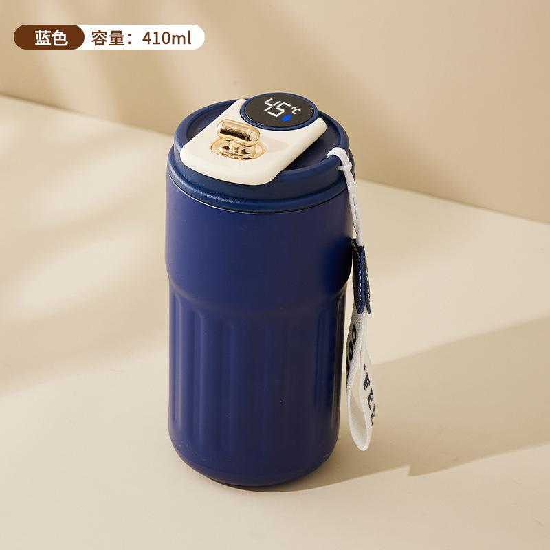 450ml Thermos Bottle Smart Display Vacuum Cup Office Coffee Cup Business Portable Temperature 316 Stainless Steel Thermal Mug