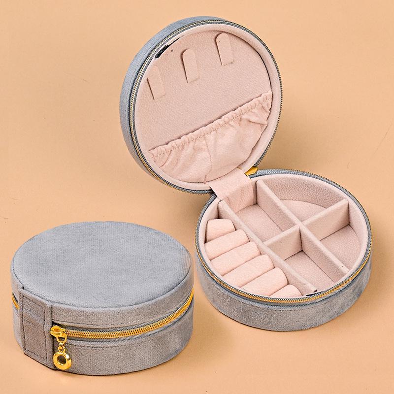 Portable Mini Jewelry Storage Box for Earrings, Necklaces, and Rings