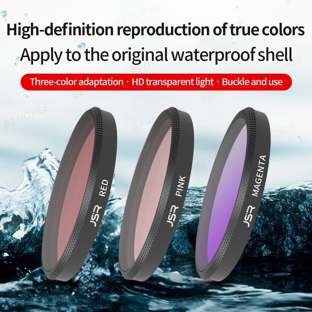 Waterproof Diving Shell Filter For Insta360 GO Ultra UV CPL ND8/16/32 Lens Filters Set For Insta360 GO Ultra Camera Accessories