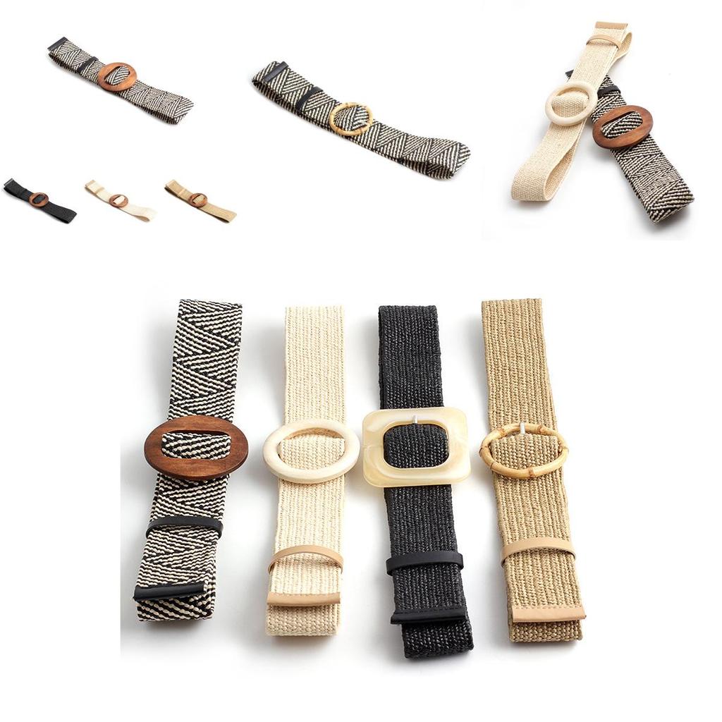 Versatile And Chic Woven Waist Belt For Women In Multiple Colors And Designs Ideal For Summer
