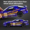 1:24 Mazda RX7 Track Version Alloy Car Model Racing Model Children's Toy Car Birthday Gift Desk Decoration Ornaments