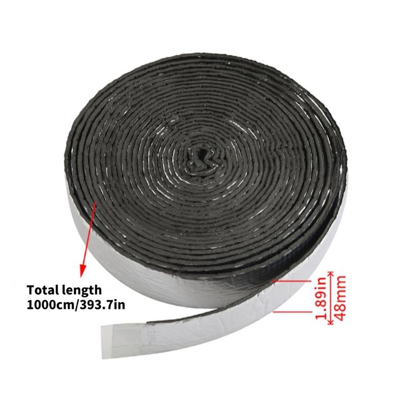 Wärmedämmende Aluminiumfolie Klebeband Flammhemmend Wasserdichte Umhüllung für Automobil-Kanalsysteme