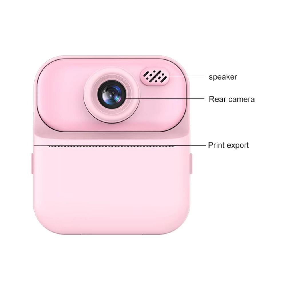 Dual Lens Children Digital Camera with Print Paper Mini Instant Print Toys  Birthday Gift