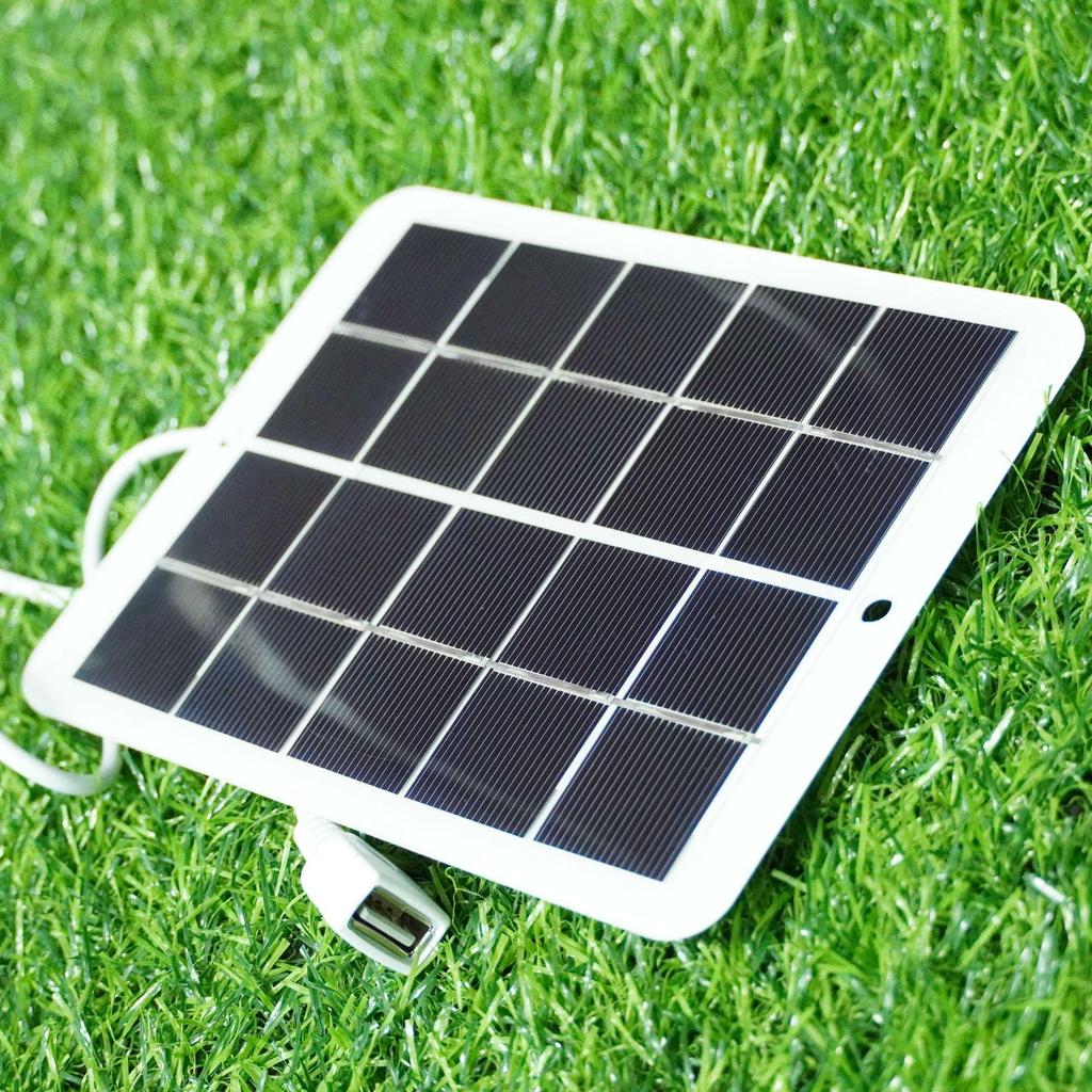 Portable 5V USB Solar Panel: Flexible Polycrystalline Charger for Mobile Devices