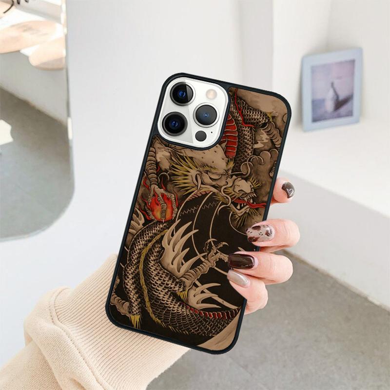 Legendary Chinese Dragon Phone Case For iPhone 17 Air 16 15 14 11 12 13 Pro  MAX Plus coque Cover Shell