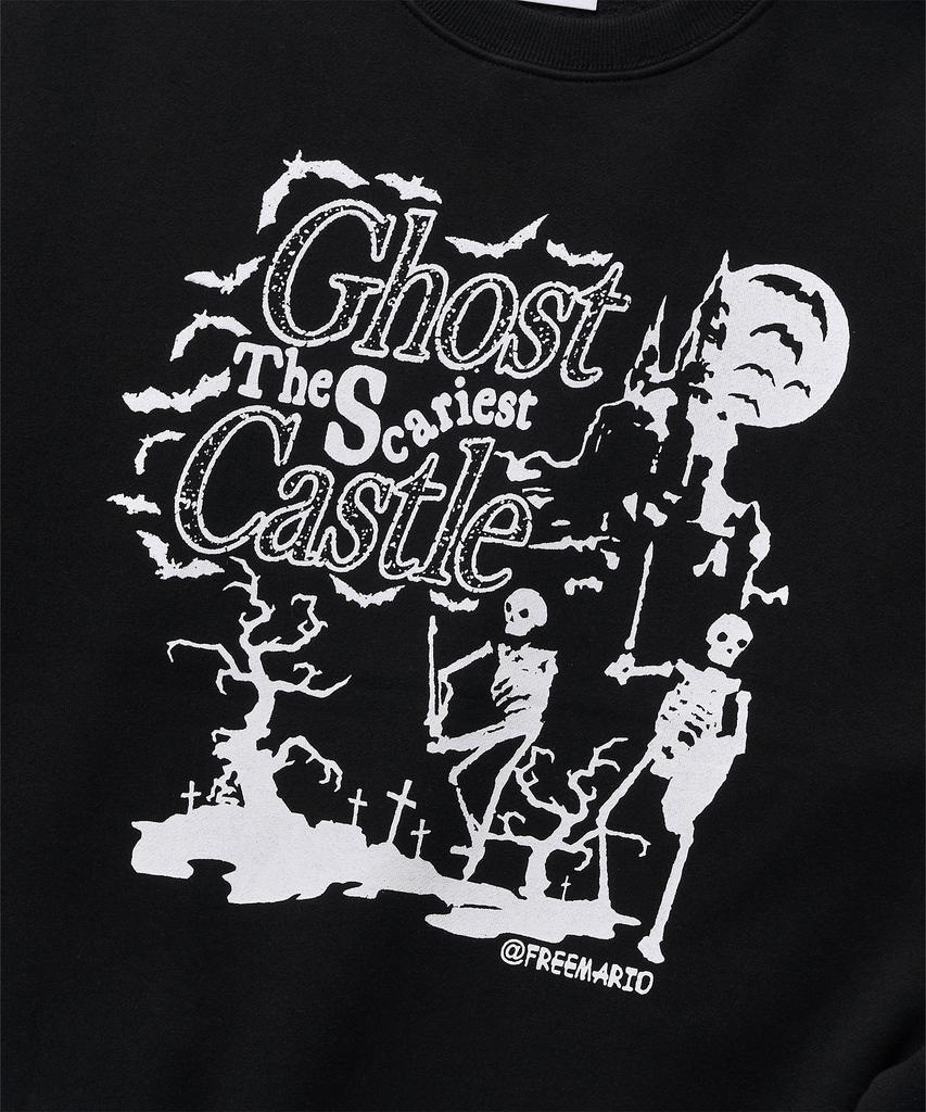 FREEMARIO Ghost Castle Sweatshirt [Black]