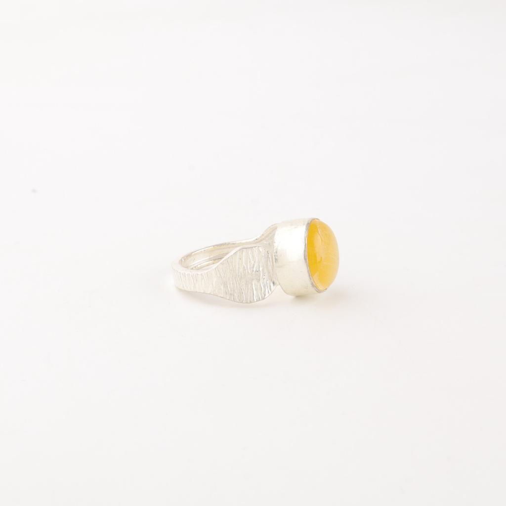 Natural Yellow Tiger's Eye Gemstone 925 Solid Silver Jewelry Handmade Girls Ring RR-1-45