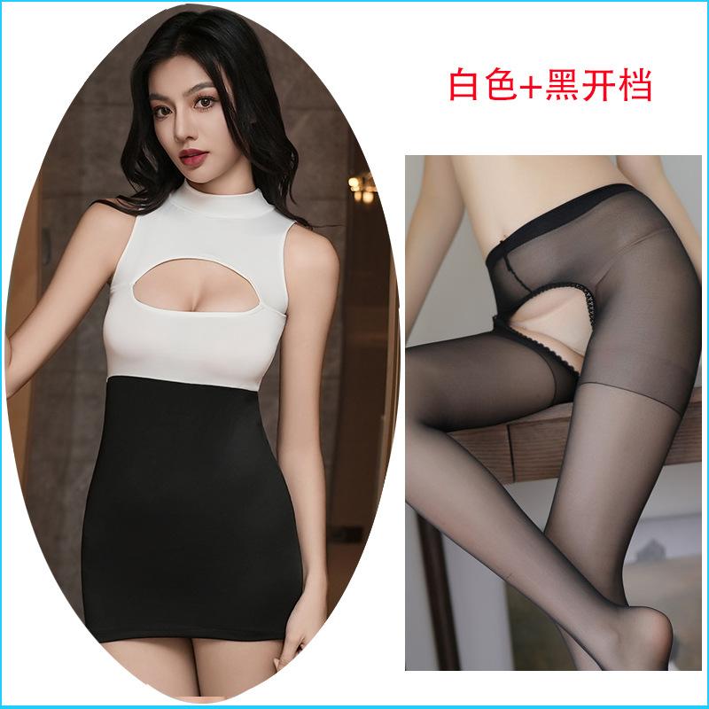Night concubine sexy underwear tight ** hip skirt secretary pajamas temptation flirting qqny2